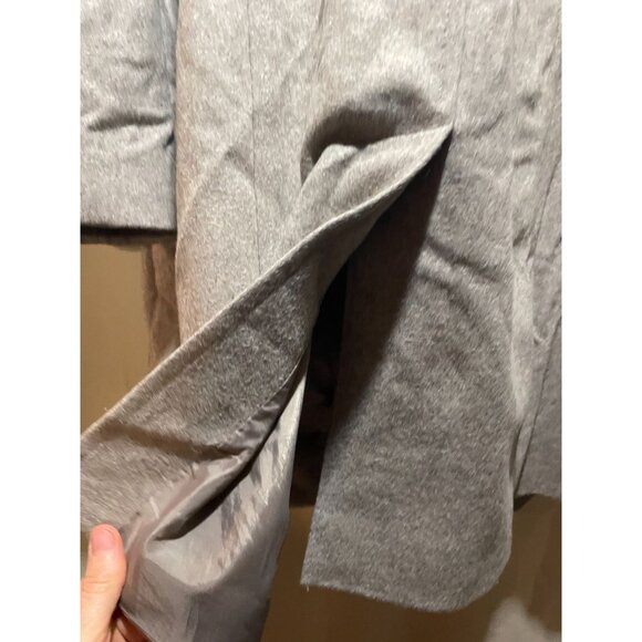 London Fog Womens Wool Blend Gray Coat 1X classic warn - Picture 6 of 7